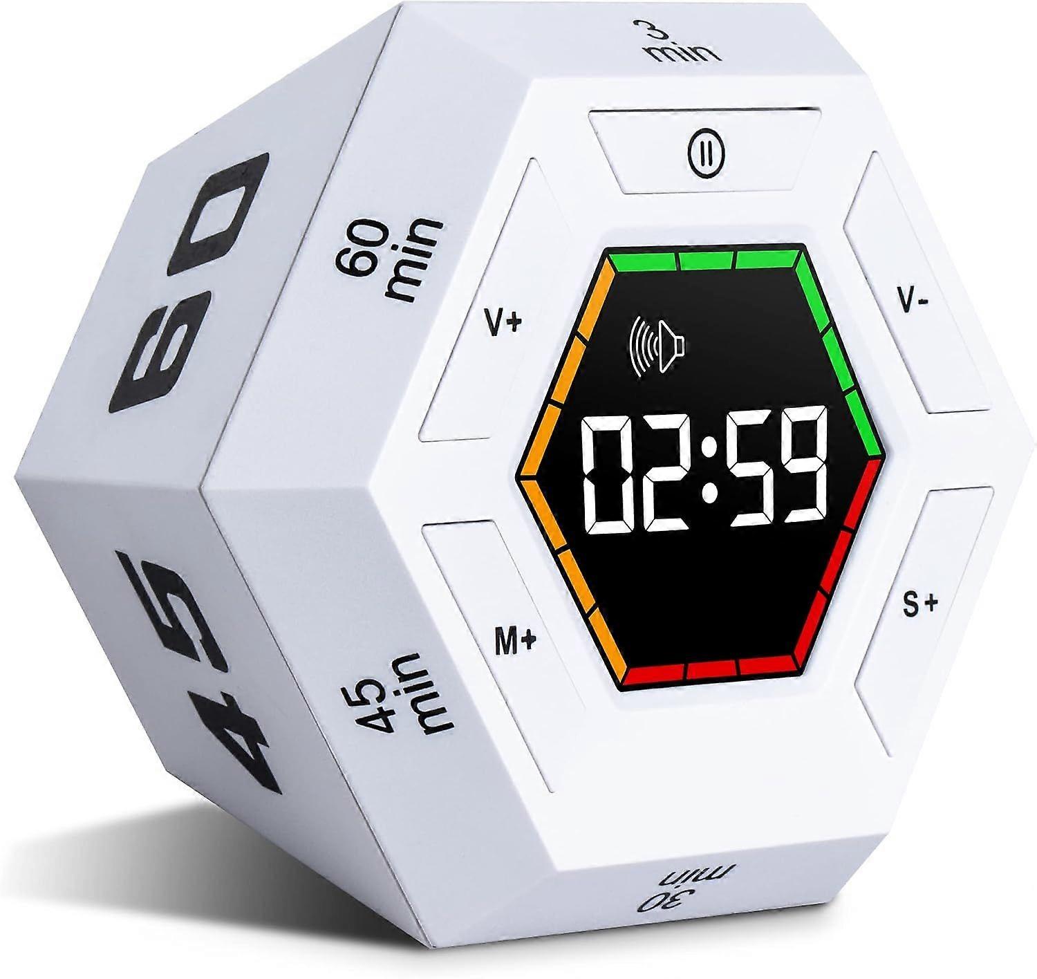 Hexagon Visual Flip Productivity Timer