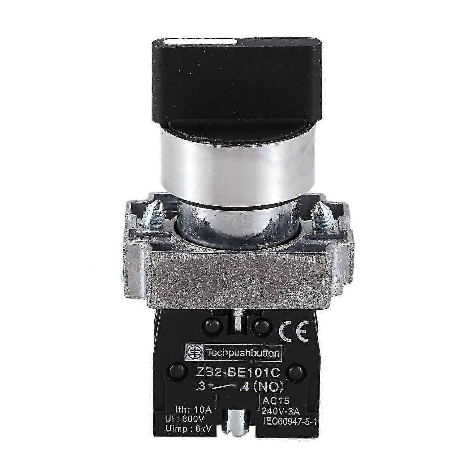 22mm 3-Position Latching Rotary Switch