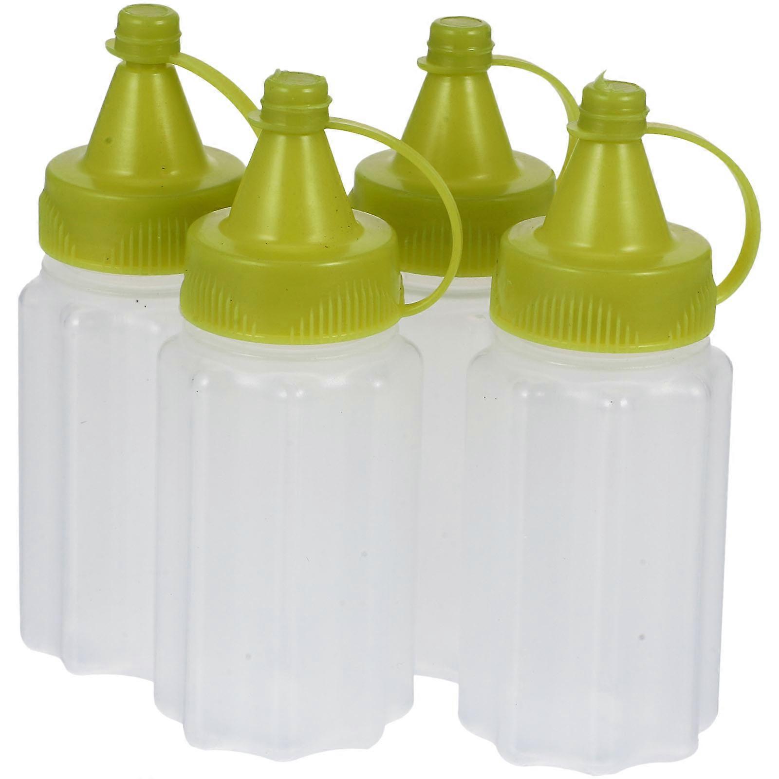 Condiment Bottle Sauce Bottles for Squeezing 8Pcs