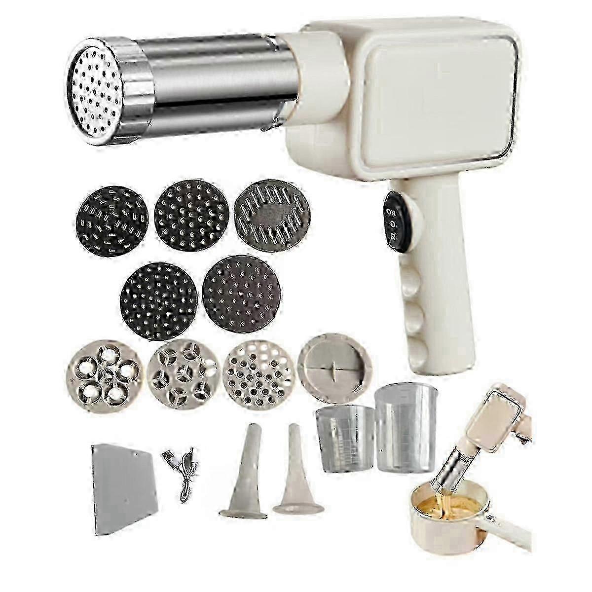 Electric Pasta Maker Machine, Handheld and Wireless for Home Kitchen