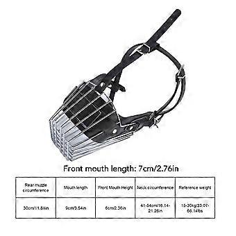 Dog Muzzle Prevents Biting Behavior Control Comfortable Fit Adjustable Strap for German Shepherd Golden Retriever
