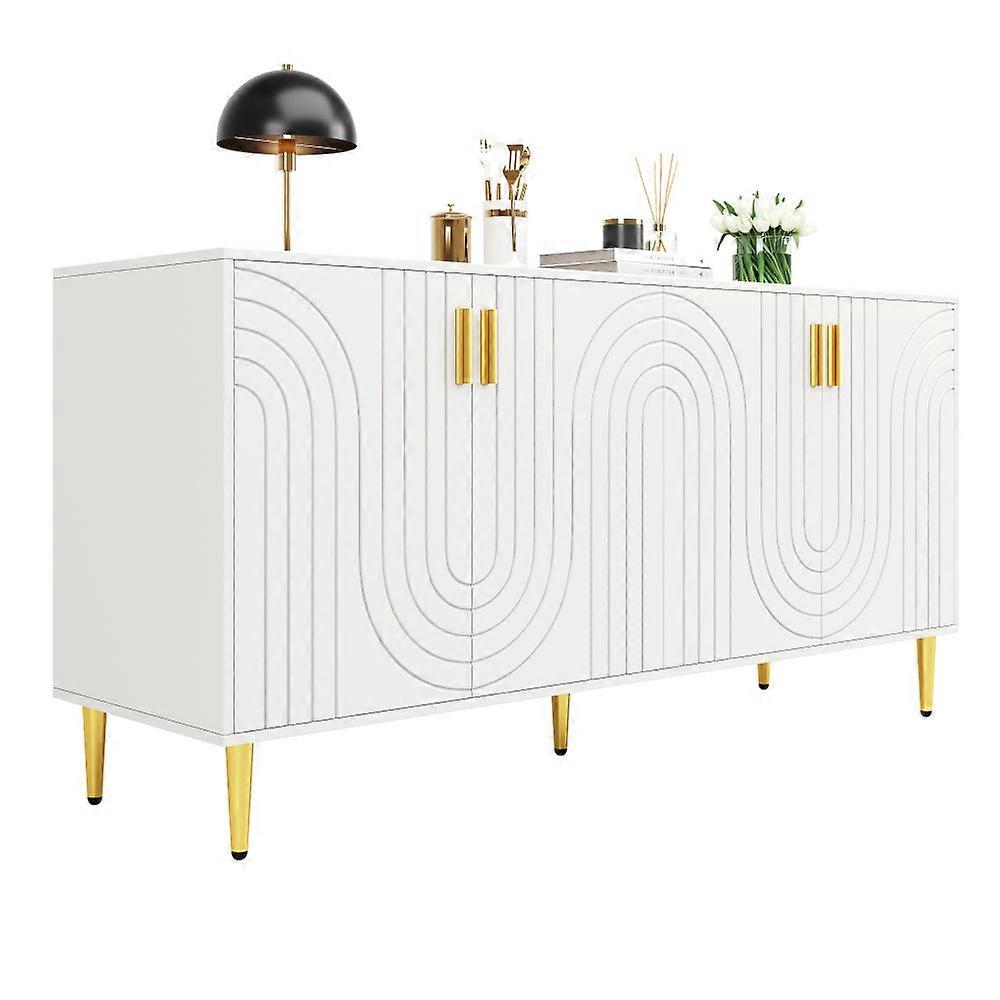 Wit Sideboard - Dressoir - Buffetkast - Opbergkast - Eetkamerkast