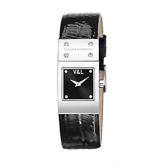 V & l i love glitz Watch for Women Analog Quartz with Cowhide Bracelet VL090601