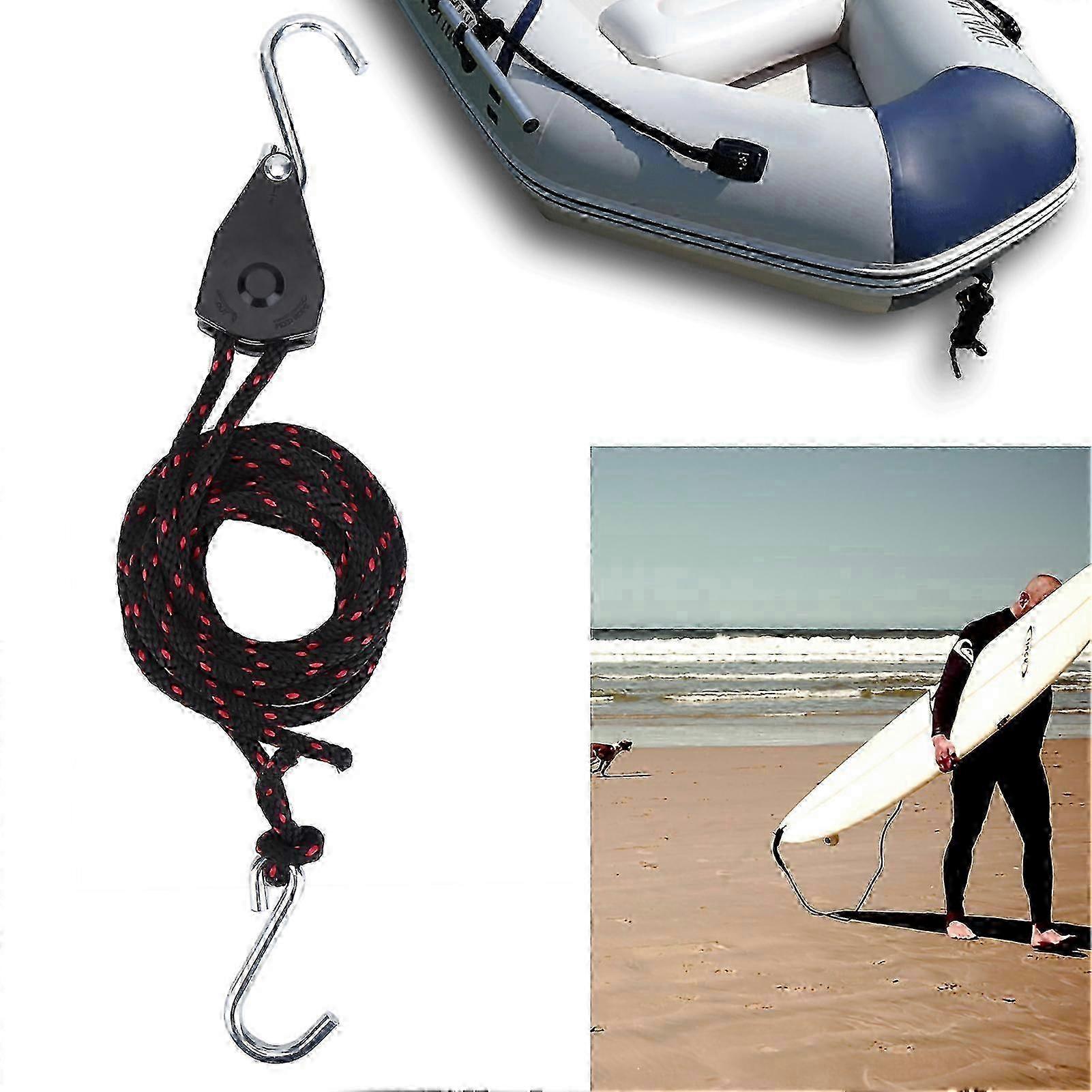 Practical Super Strong Multi Uses Rope Ratchet Tie Down with S shaped Hook