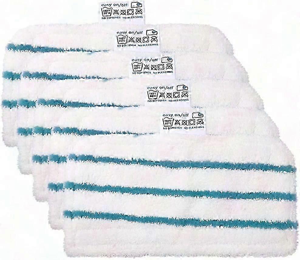 5 Pack Microfiber Replacement Pads for Black & Decker Steam Mop