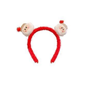 Cute Christmas Plush Hair Clip for Girls, Red Holiday Hair Accessory for Parties, School & Everyday Wear
