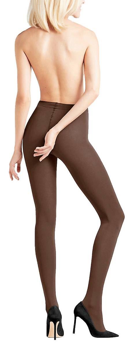Falke Cotton Touch Tights - Maroon Brown