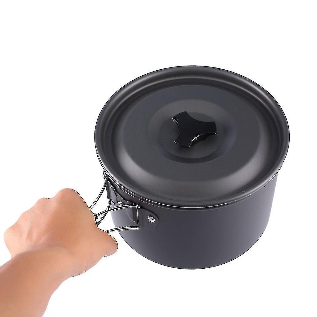 Outdoor Camping Cookware Tableware Utensils Aluminum Picnic Tableware Pot