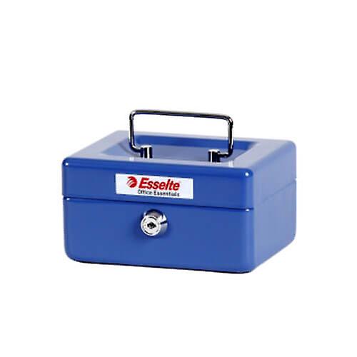 Esselte Classic Cash Box 152x115x80mm Fully Assembled Strength Sturdy Steel