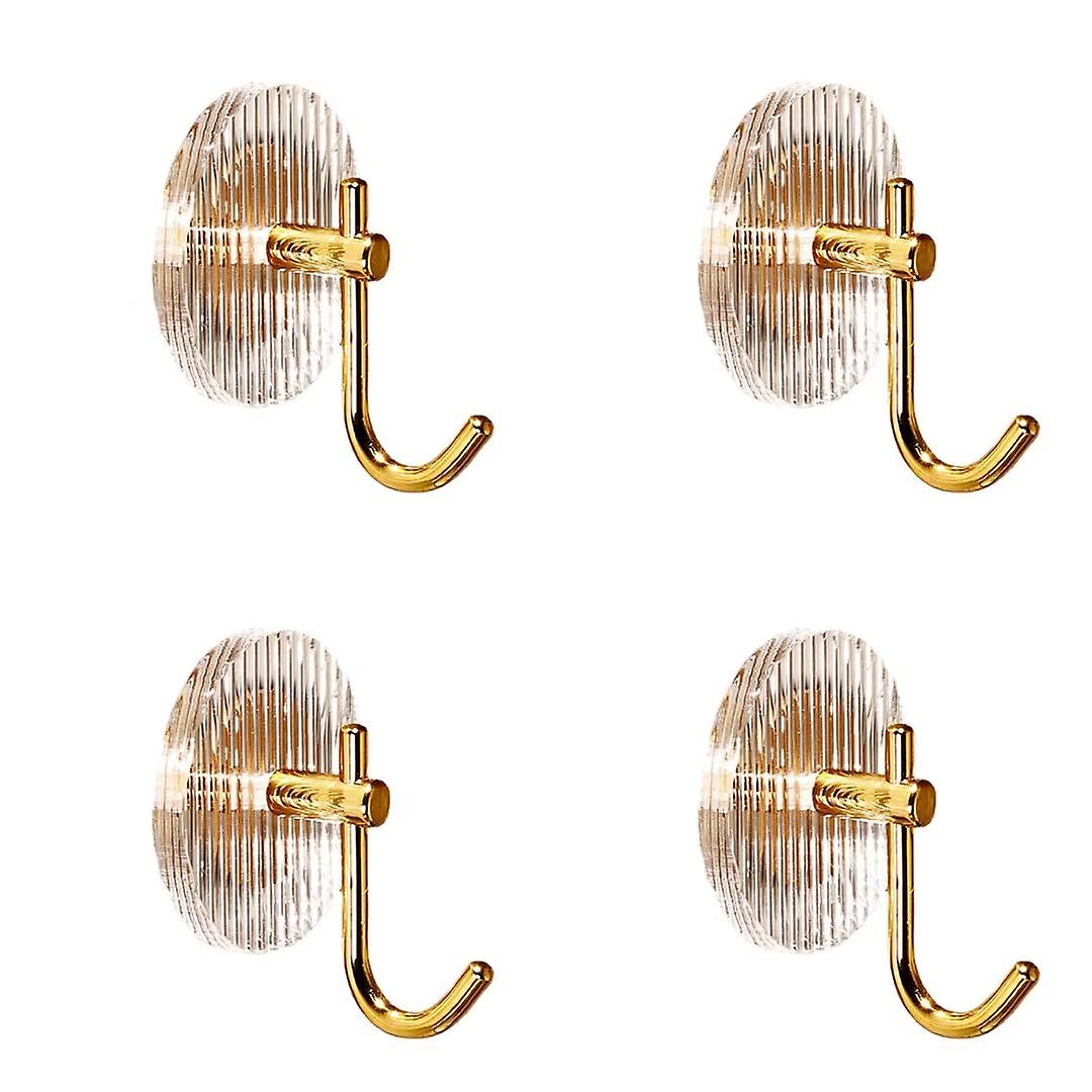 Wall hook for adhesive hanging hook 4 packs, acrylic hook wall hook