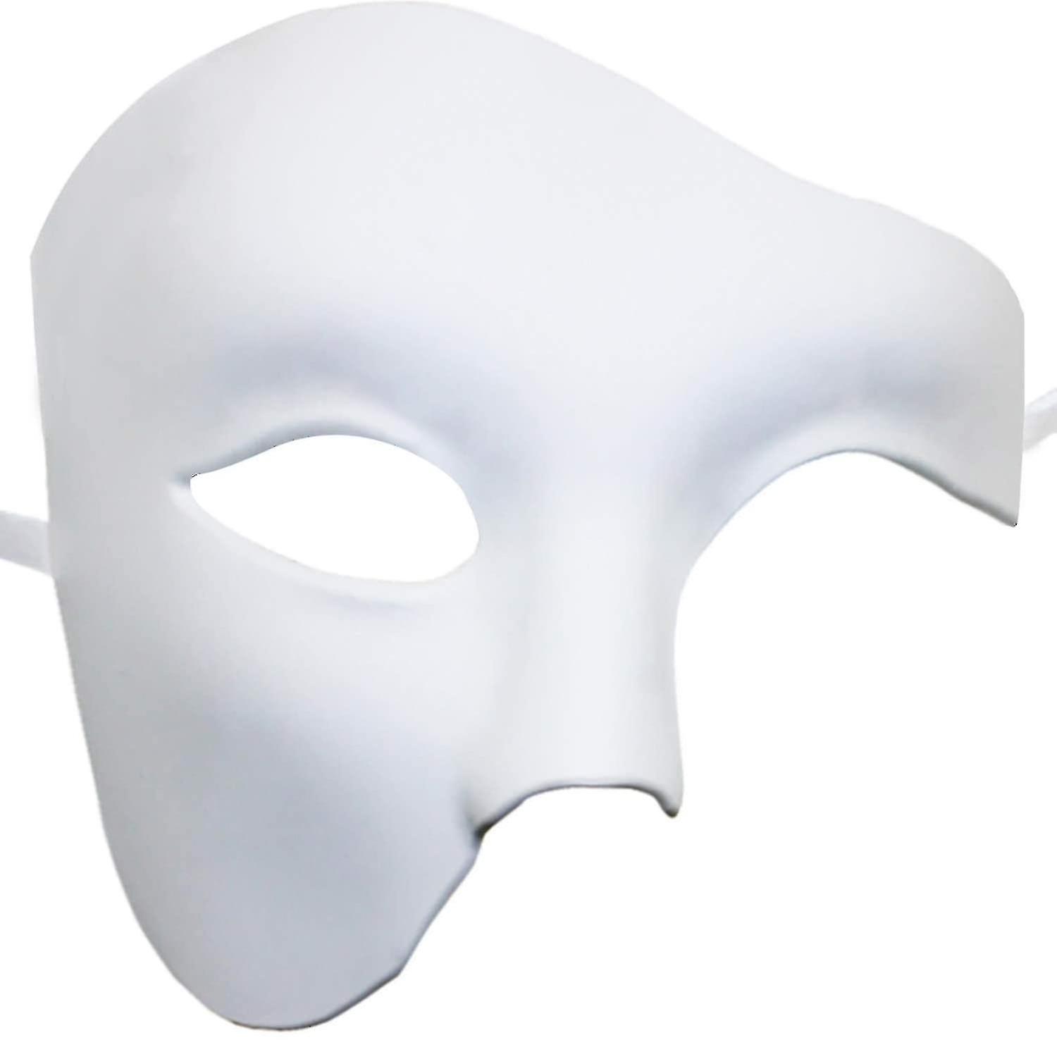 Herrmask Halloween Opera Fantom Halv ansiktsmask