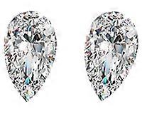 A Pair of Pear Cut Loose Diamonds (1.26 Ct,F-g Color,VVS2-VS1 Clarity) GIA Certified