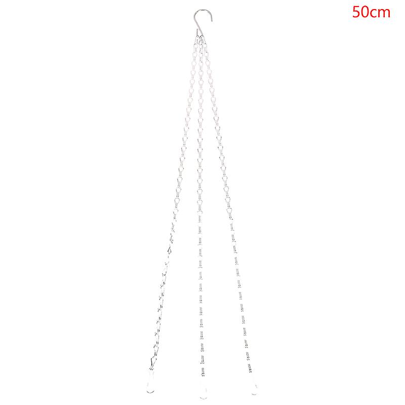 40/50cm Imitation Rattan Hanging Basket Flower Pot Chain With 3 Hooks Chains