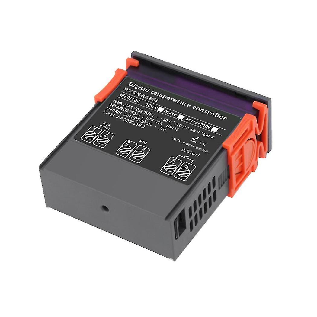 7016a Digital Temperature Controller 220v 30a With High-power Temp Control Thermostat Heating Cooli