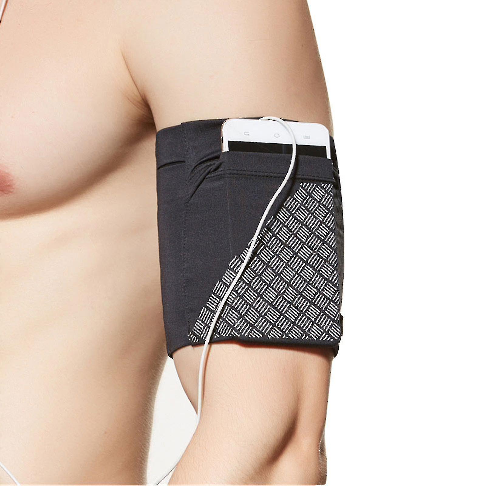 Sports Running Armband Cell Phone Exercise Arm Holder For Running Fitness And Gym Workouts Phone High Quality( M)