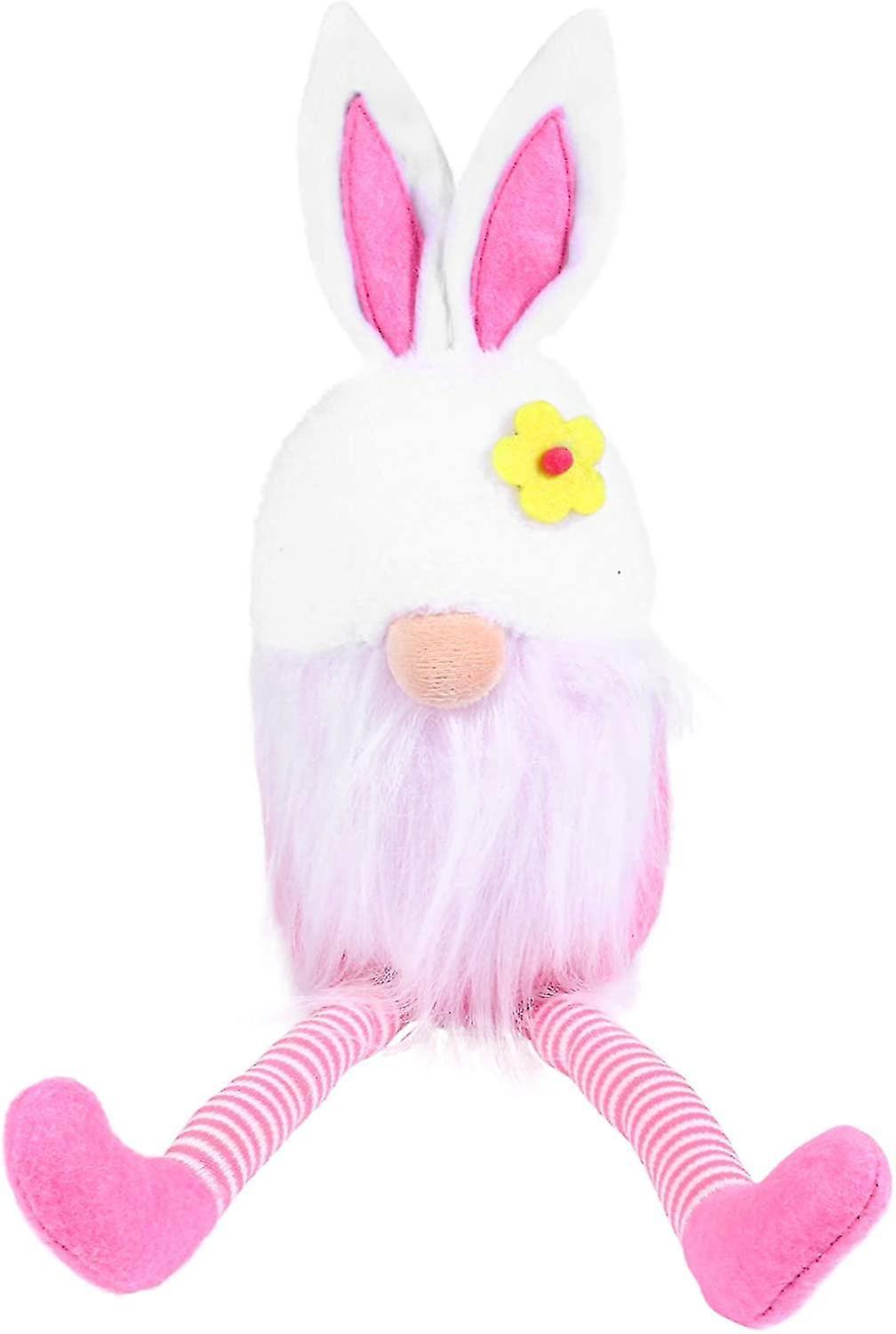 Dwarf Swedish Rabbit Easter Bunny Doll Long Legged Rabbit Movable Doll Spring Doll Easter Home Decor