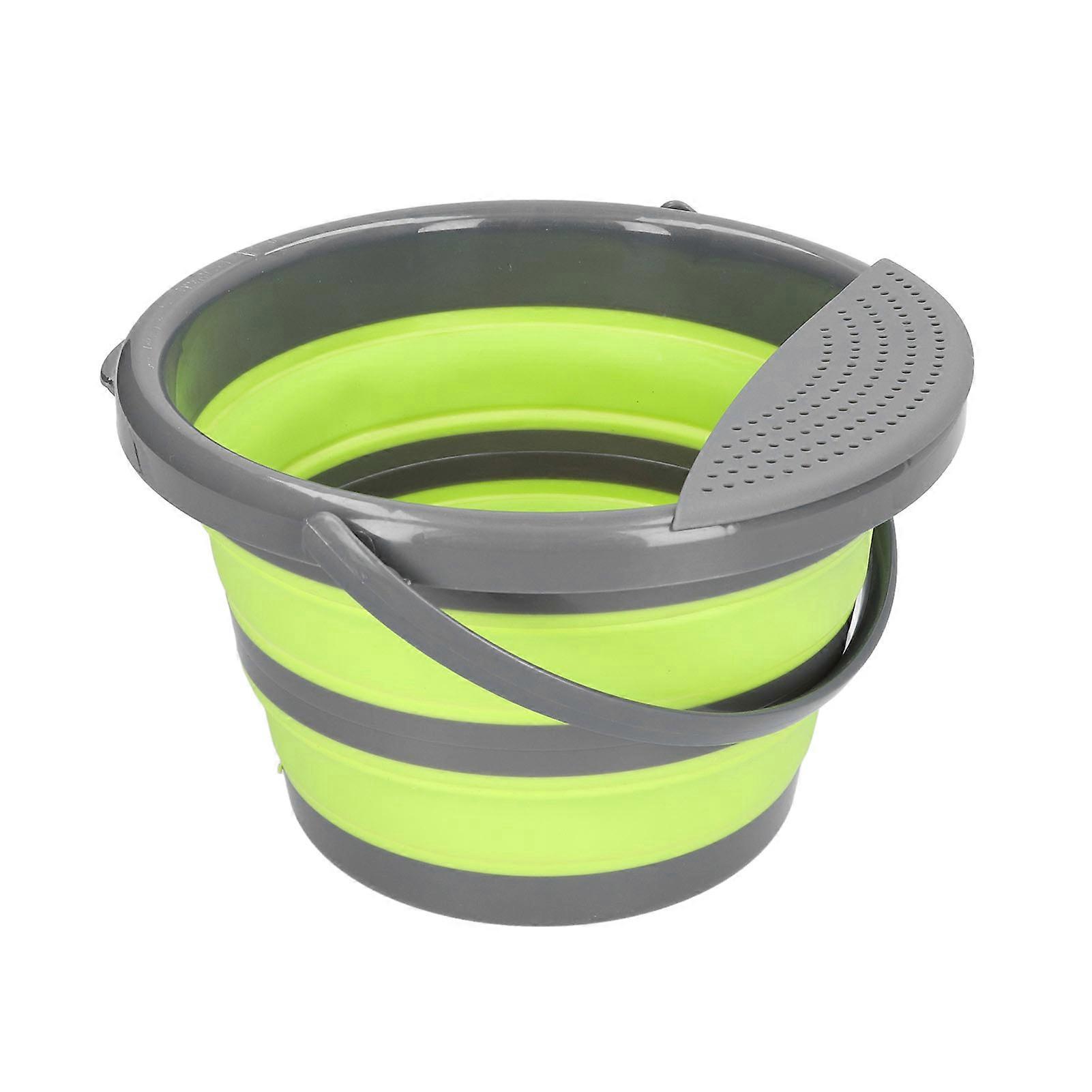 Collapsible Bucket 5L Large Capacity Multifunctional Nontoxic Ordorless Eco Friendly Folding Bucket