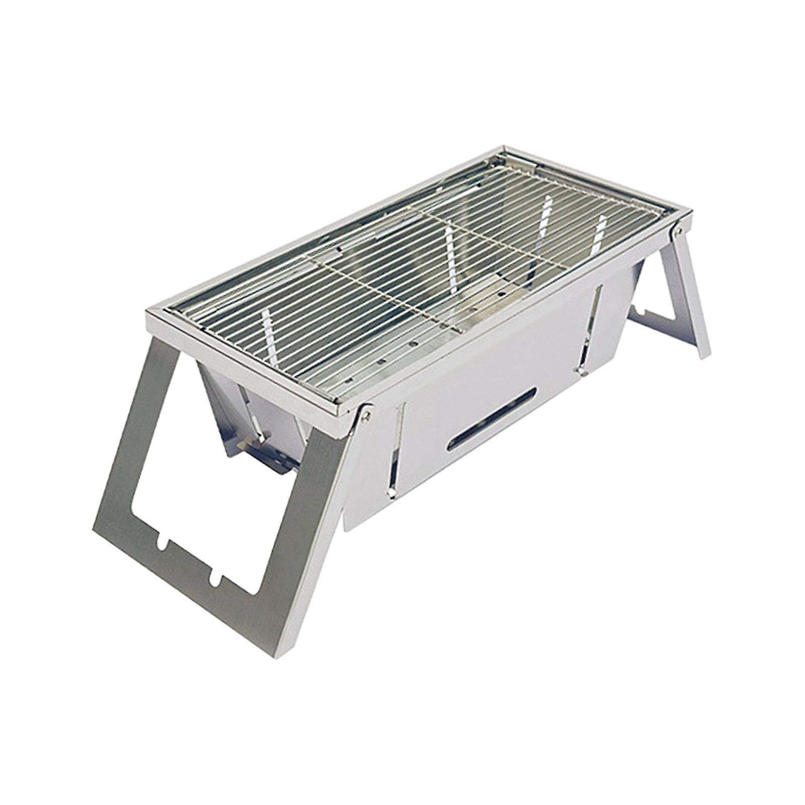 Barbecue Grill Griglie a legna Griglia a carbone per il campeggio nel cortile 57,5x21,5 cm