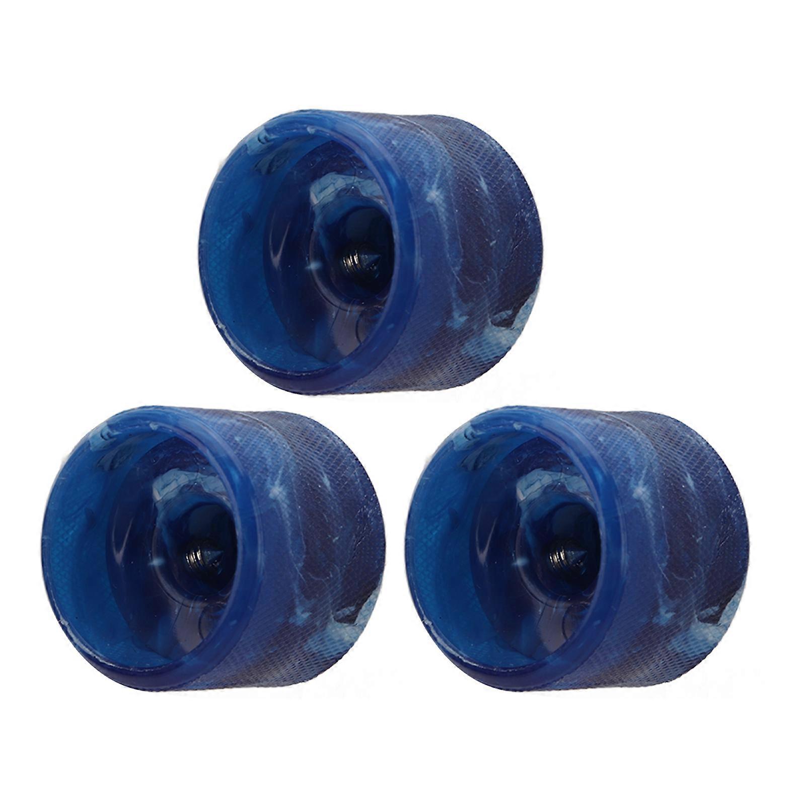 3Pcs Electric Guitar Knob String Potentiometer Controller Instrument Accessory Set Kit Blue