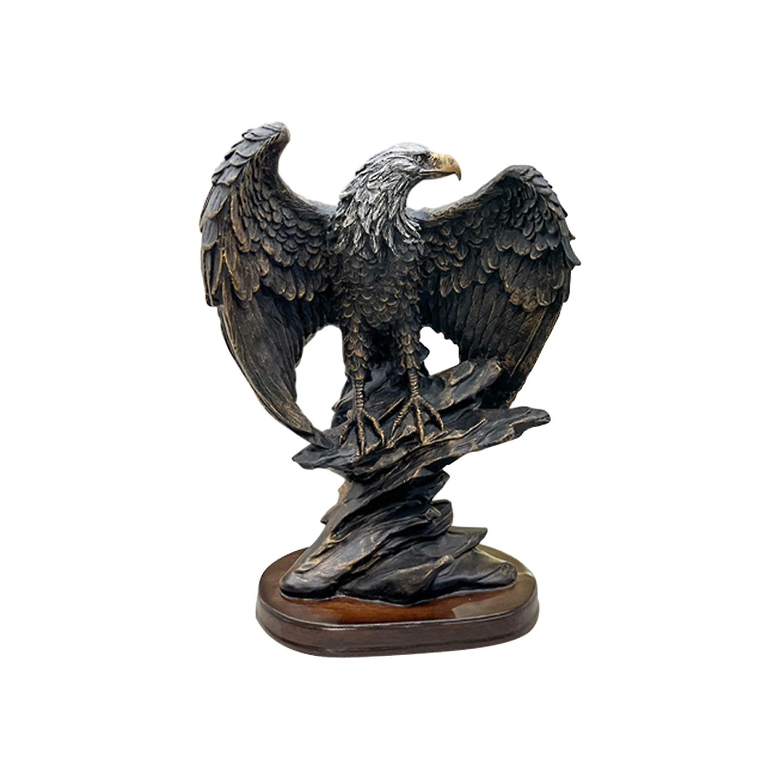 Eagle Statue Resin Table Crafts Gift Adornment For Living Room Bathroom Desk