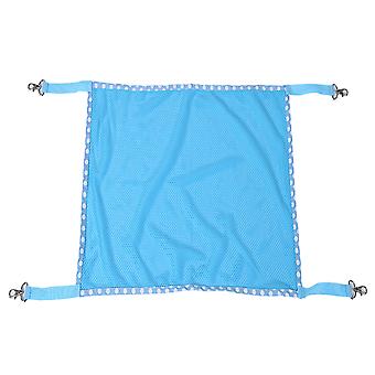 Pet Cage Hammock Cat Rabbit Dog Breathable Mesh Hanging Bed Swing Pet Blankets(Blue S)