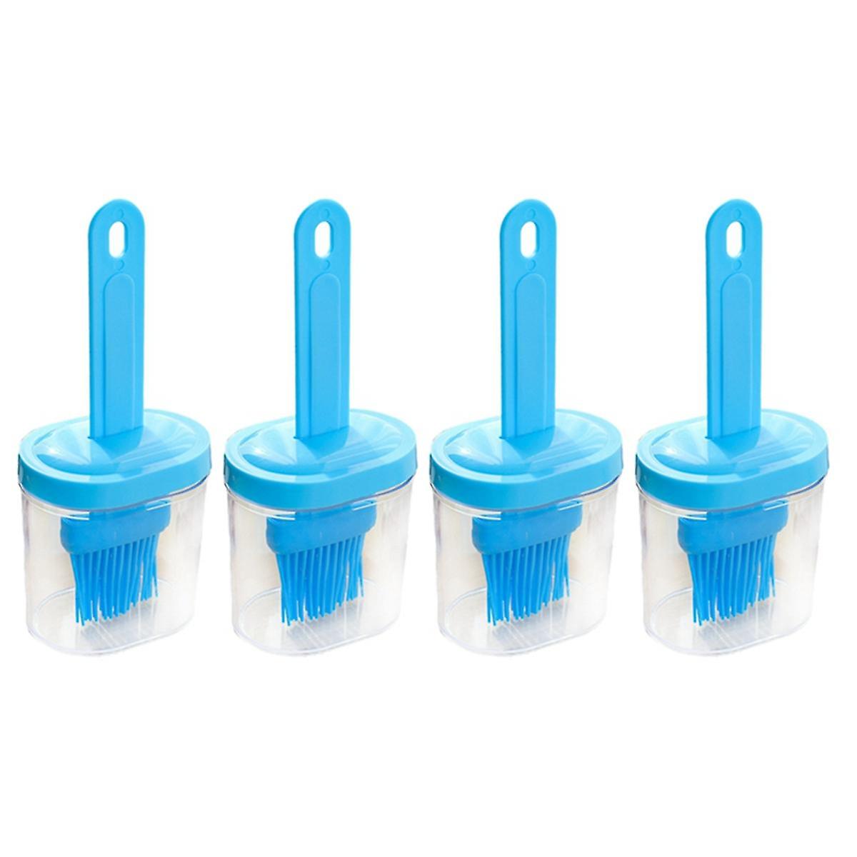Oil Bottle Brush Set, Contains Oil Bottle and Brush, High Temperature Resistant Barbecue Brush, for