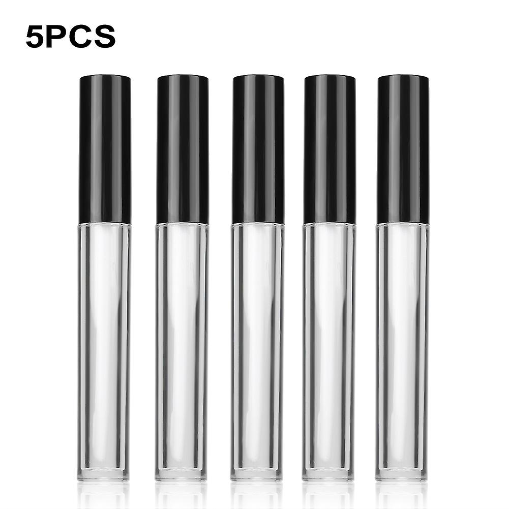 5pcs 5ml Empty Clear Lip Gloss Eyeliner Eyelash Oil Lip Gloss Split Bottle
