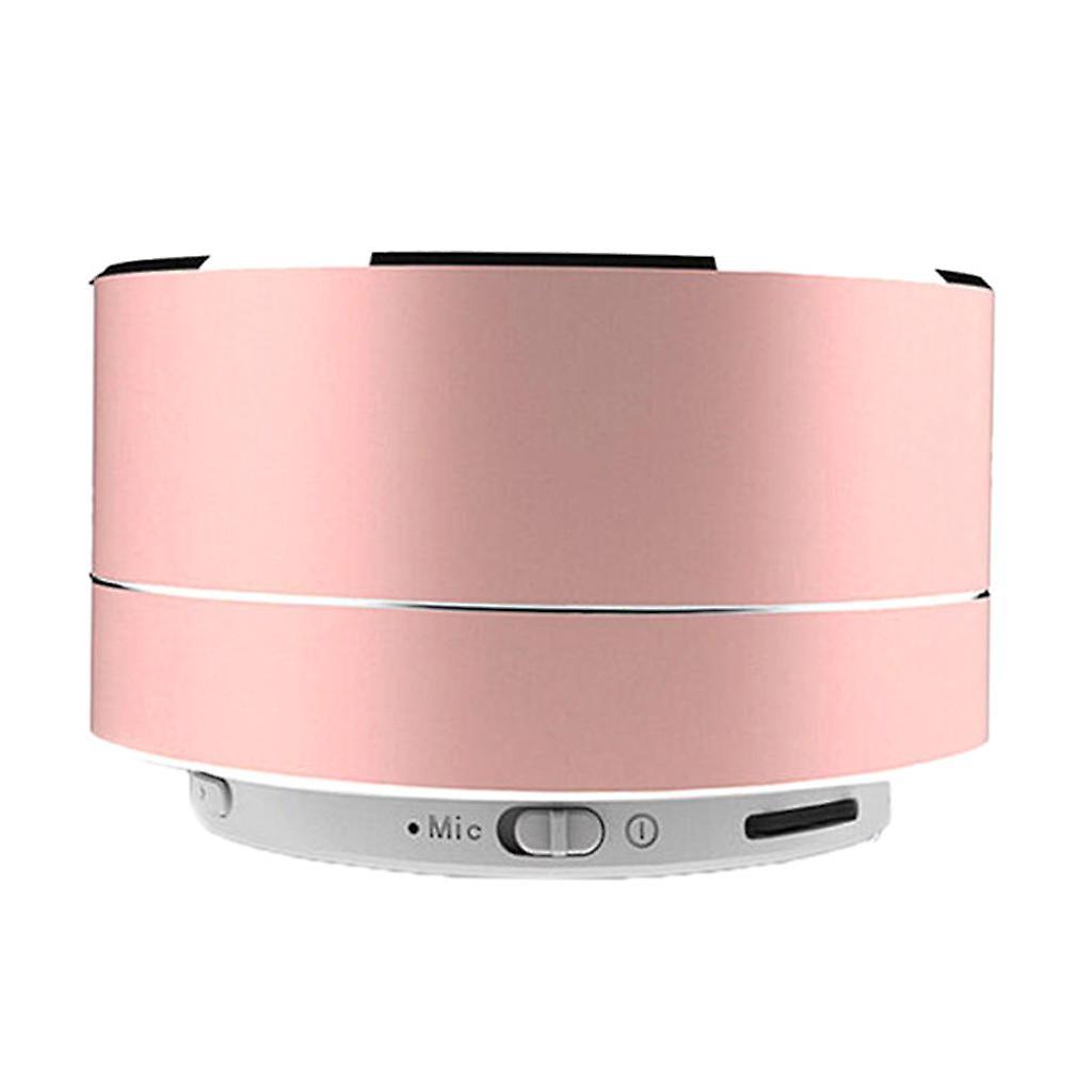 Wireless Bluetooth Speaker USB TF Radio Stereo Bass Player LED Golden