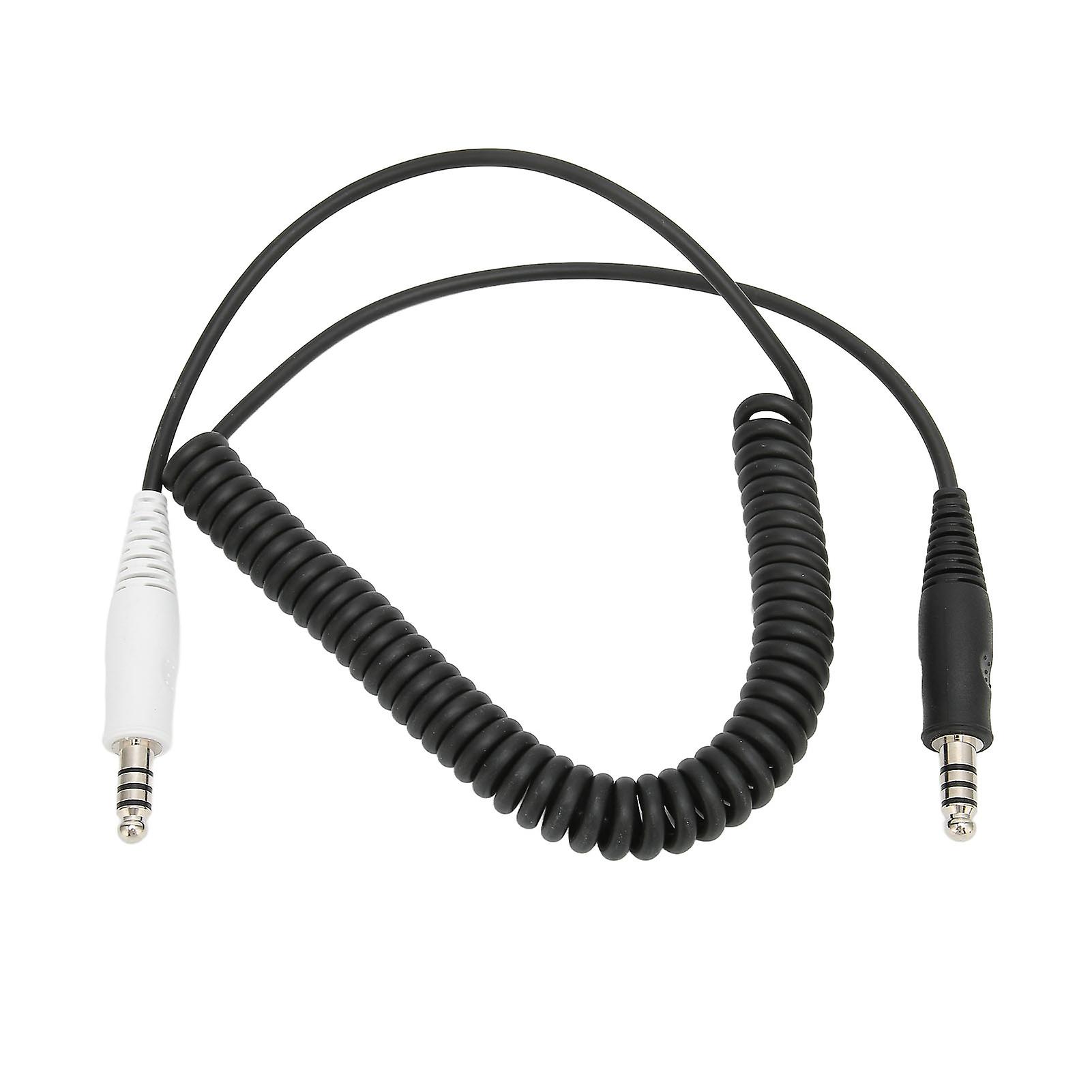 Helmet Kit Stretch Resistant Easy to Use Helmet Cord Adapter for IMSA Aviation Airplanes