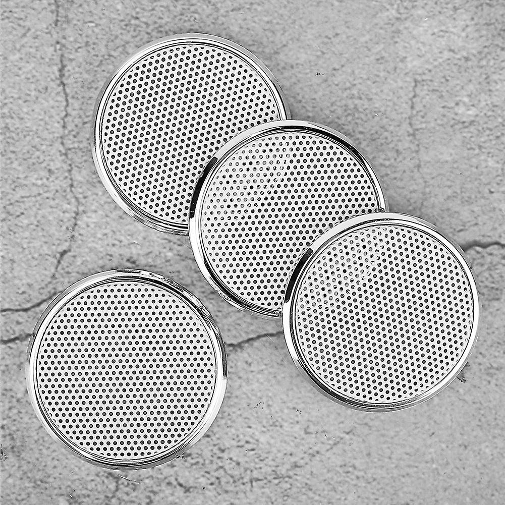 4st 1,7 tum vit ljudhögtalare grill mesh skyddande överdrag