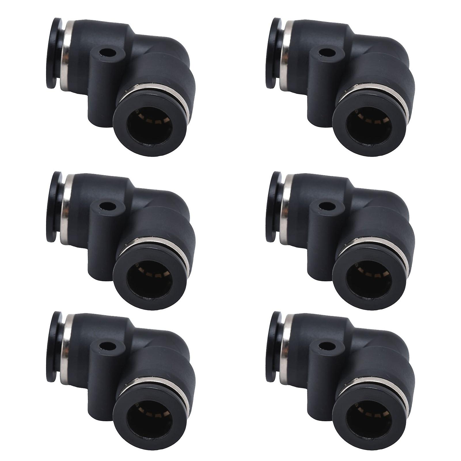 10pcs PV Pneumatic Connectors ABS 1.0-1.2MPa Gas Automation Parts