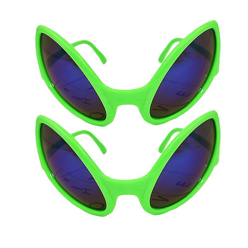 2pcs Et Eye Shaped Sunglasses