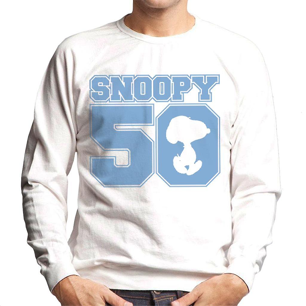 Peanuts Snoopy 50 Text Design Men's Sweatshirt