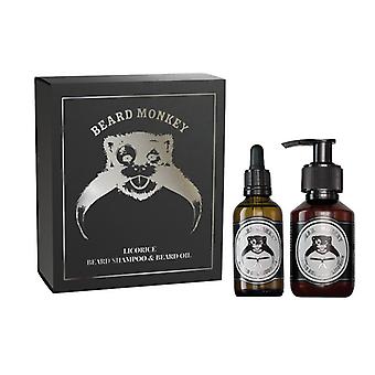 Giftset baard aap zoethout