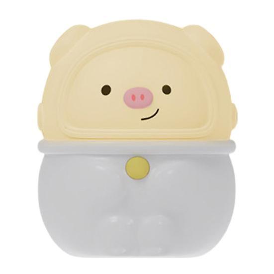 1 Set Bedside Light Timing Function Illumination Rechargeable Attractive Little Pig Panda Bedside Light with Charging Cable