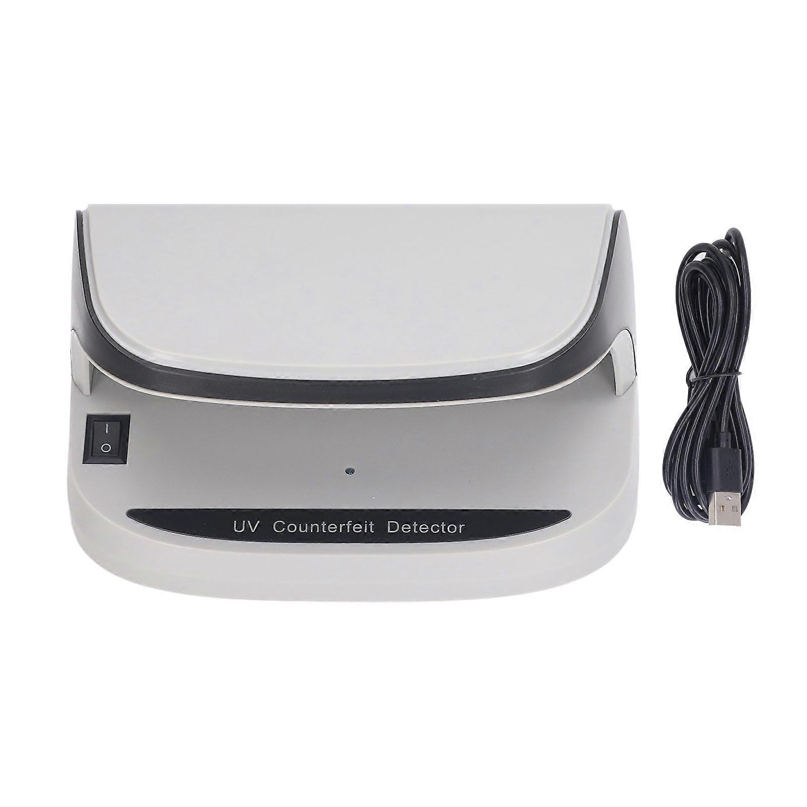 UV Counterfeit Bill Money Detector, UV Counterfeit Bill Money Detector Automatic On Off Currency Detector for Check Passport Credit Card DC5V 2A