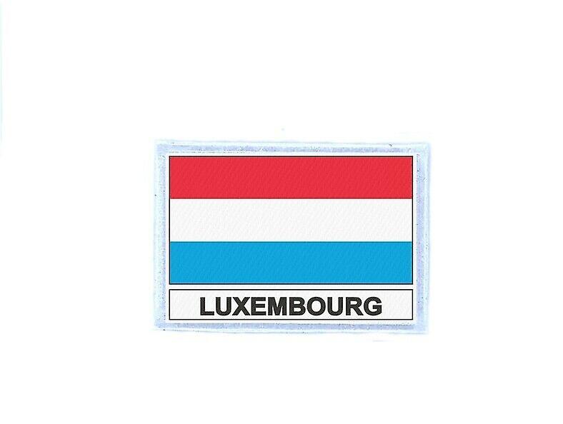 Ecusson patch badge prints L luxembourg flag