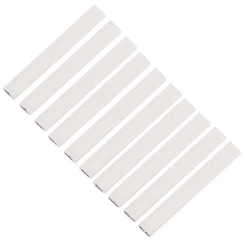 New 10pcs Bone Guitar String Bridge Saddle Blanks Compatible With Classical Guitar