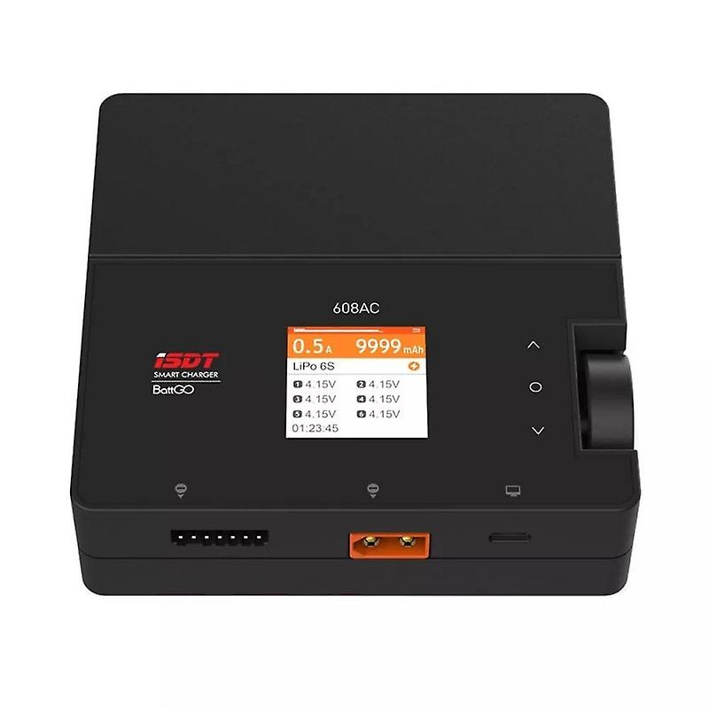 ISDT 608AC AC 60W DC 200W 8A BattGo Smart Battery Charger Discharger with Detachable Power Supply