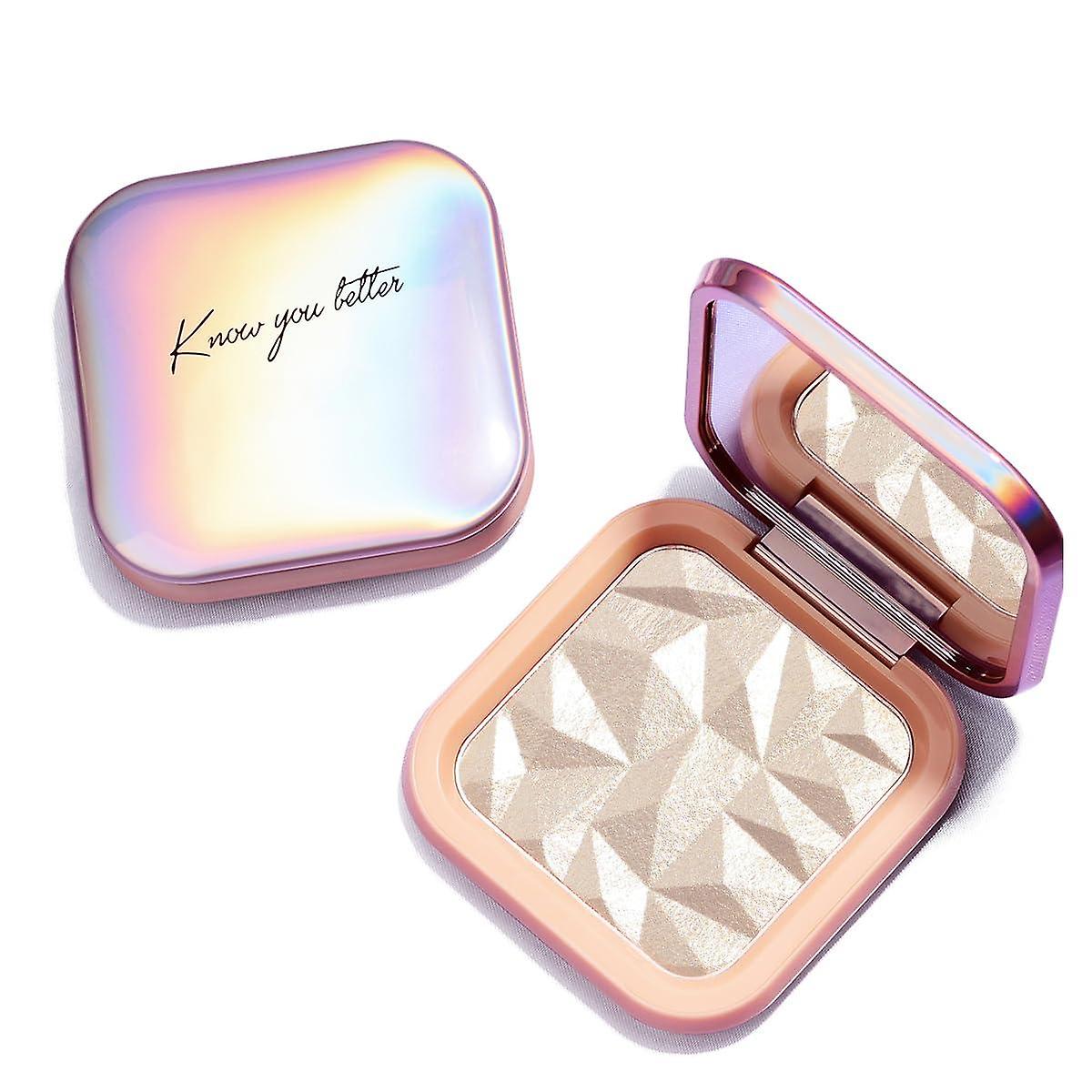 Highlighter Makeup Palette,Highlighter Palette Long Lasting Face illuminator Makeup Palette Shimmer Highlighter-SUN GLOW