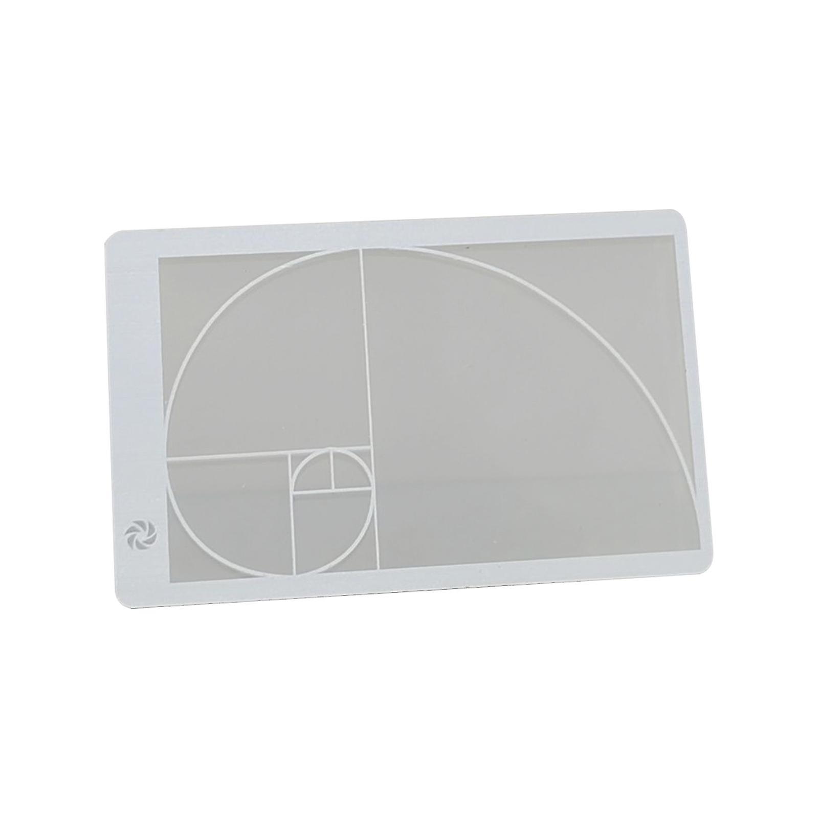 Viewfinder Ruler Golden Ratio Viewer Portable Photography Scale Viewing Tool Compact Size Composition View Finder Designer Scale