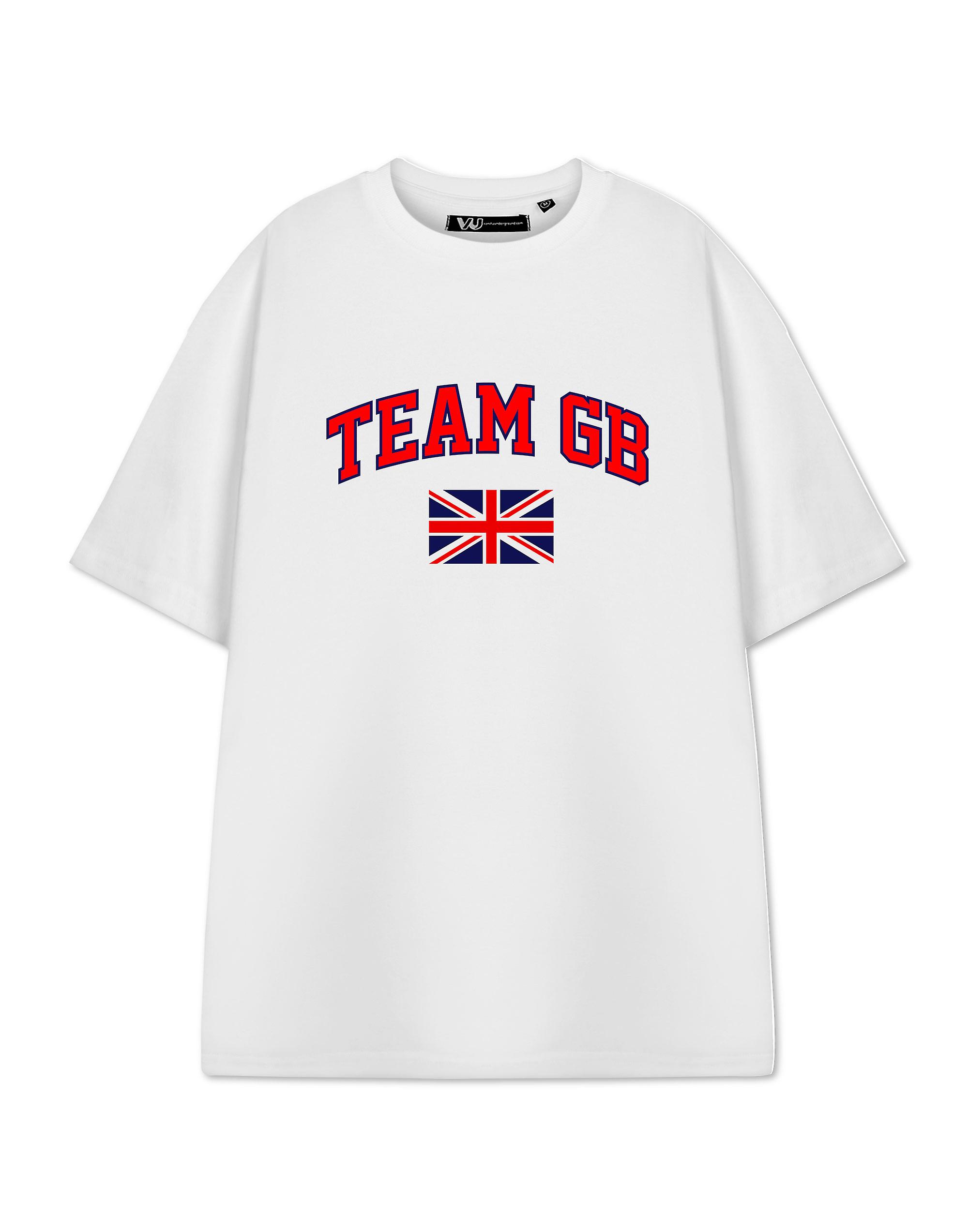 Show Me The Merch 男女通用短袖 T 恤 白色 Team GB