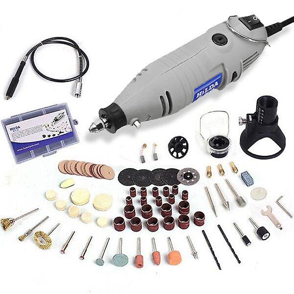 220V 150w Variable Speed Electric Grinder With 91pcs Accessories Mini Rotary Tool Drill