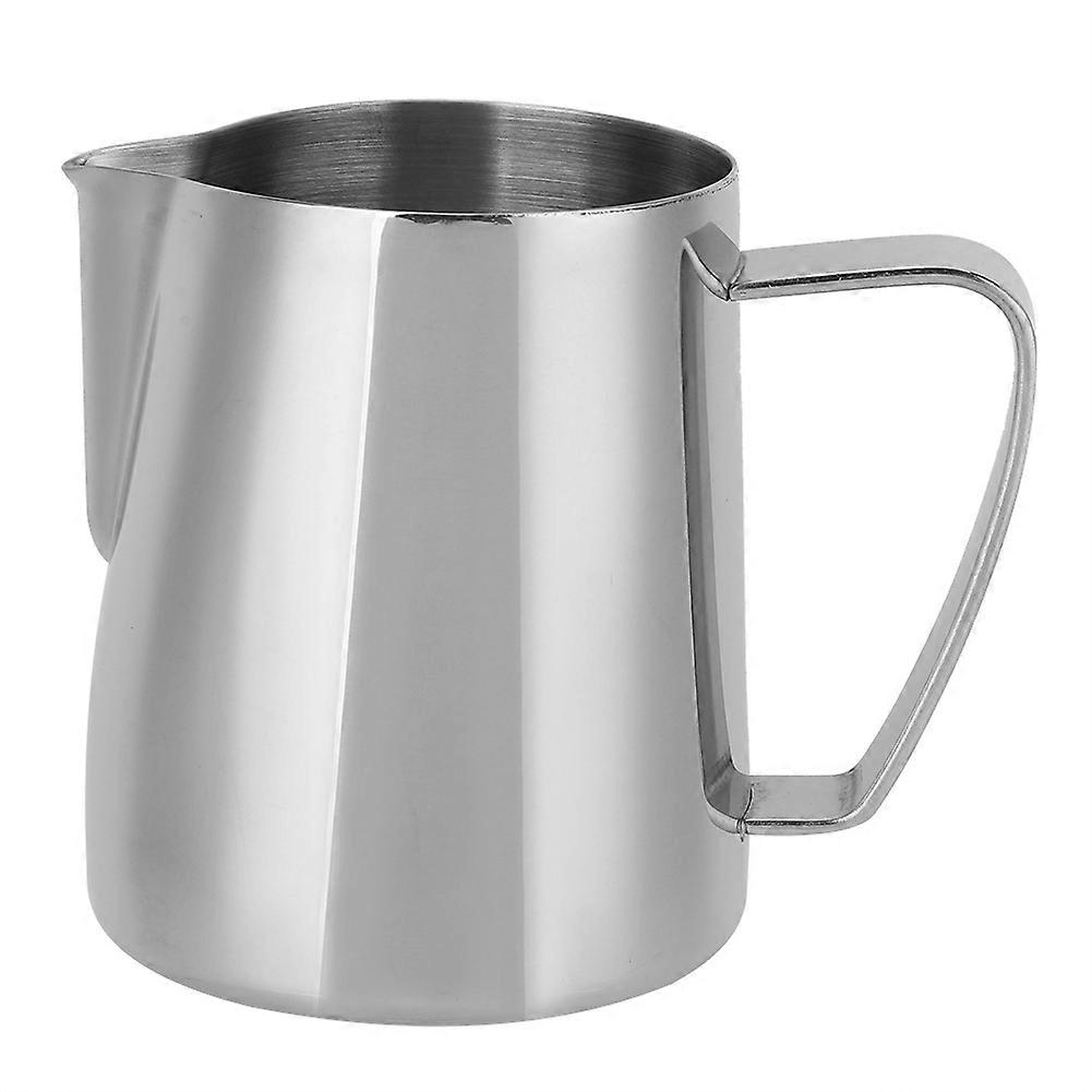 Tasse à café mousseuse en acier inoxydable Pot à lait Pichet à mousse de lait pour Latte Art600ml