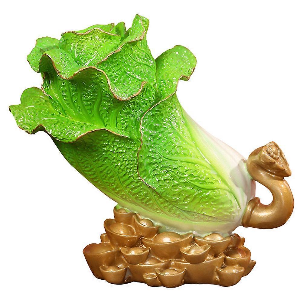 Household Xhinese Style Decoration Novelty Chinese Cabbage Statue Ornament Housewarming Gift