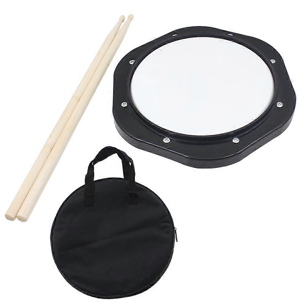 Lightweight 10 Inch Silent Plastic Drum Pad Musical Instruments for Practice Training