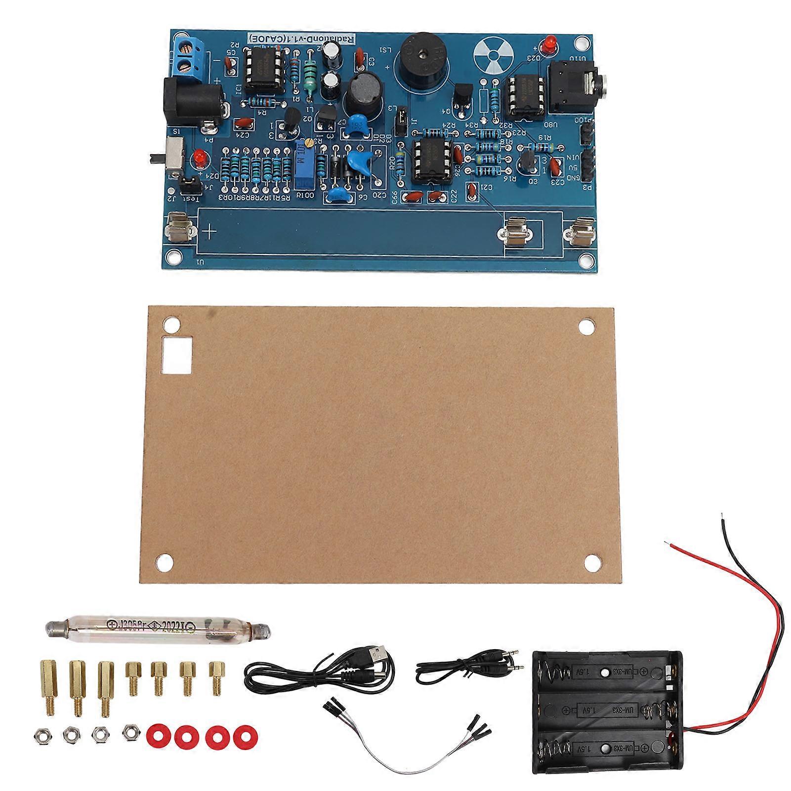 DIY Geiger Counter Kit Radiation Detector Geiger Counter Module GM Tube Kit 350V550V