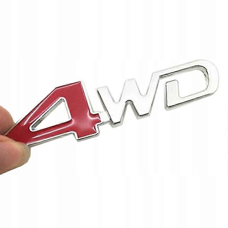 3d Sticker Chrome 4wd Badge