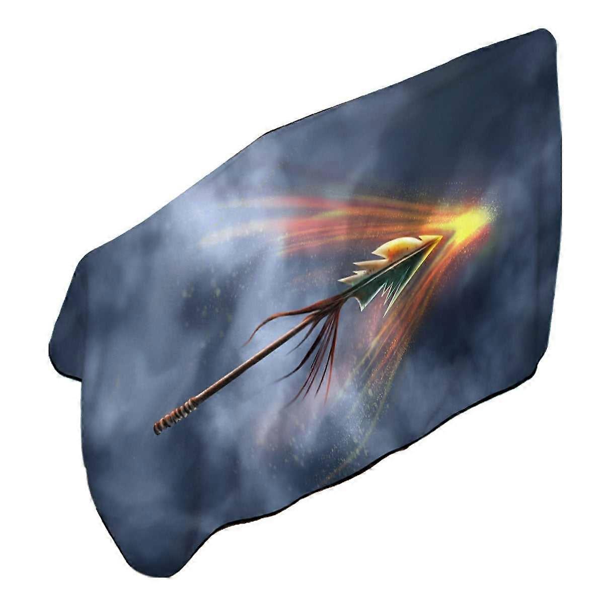 Cool Fantasy Weapon Spear of Shield Microfiber Beach Towel