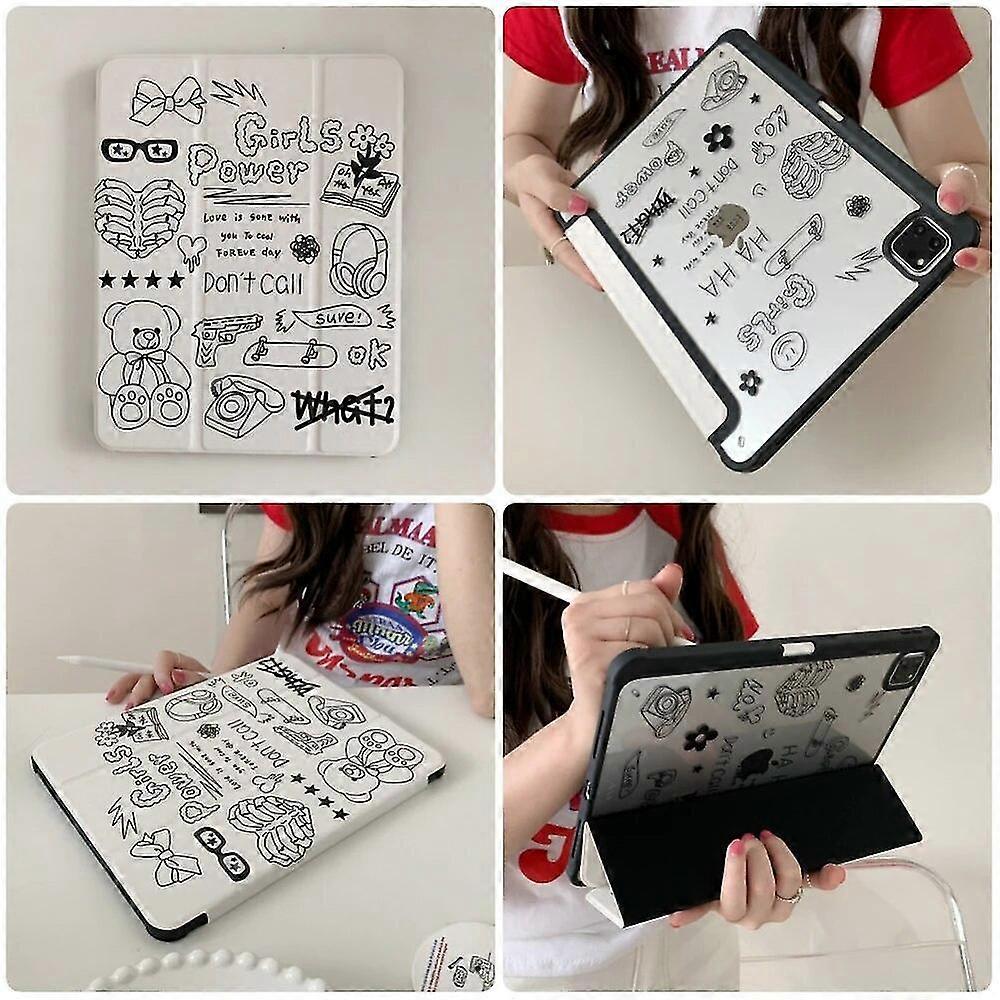 For iPad Pro11 12.9 M1 M2 2021 2022 Case 10.2 7th 8th 9th Generation 2022 10th Gen Cover 9.7 inch 5th 6th Tablet protective case